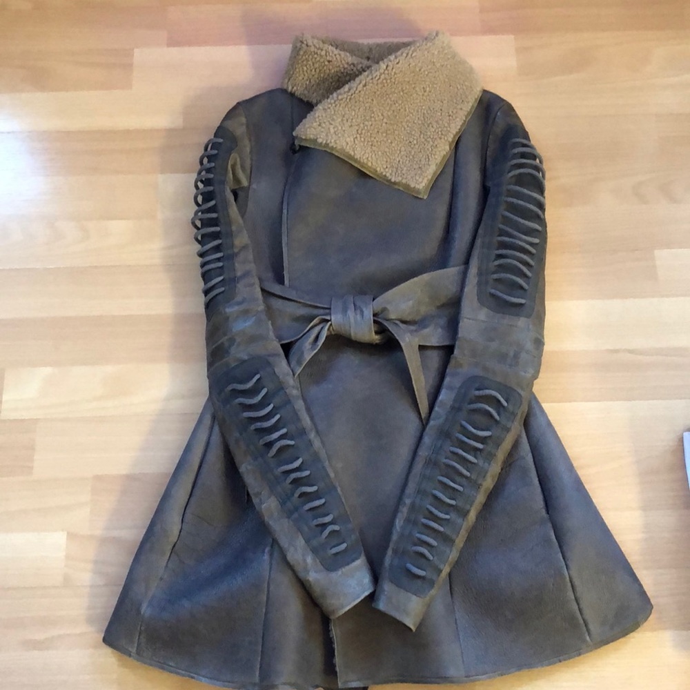 ❌SOLD❌ RICK OWENS Fur lining Coat - Picture 1 of 16